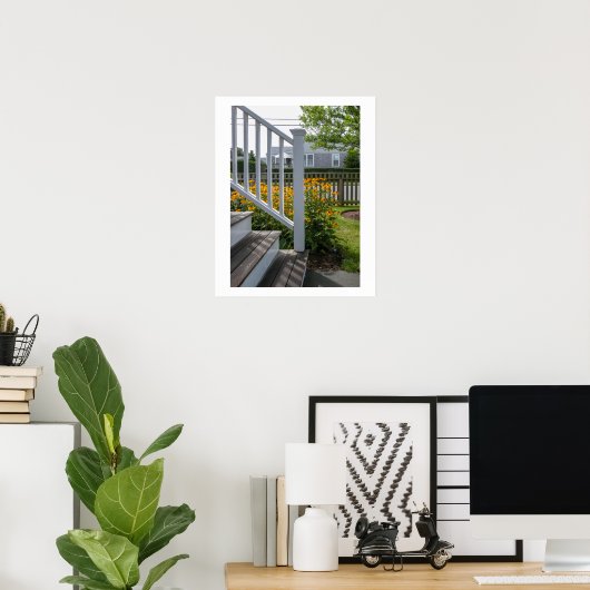 Nantucket Flowers #4 ポスター (ホームオフィス)