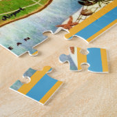  Nantucket Island 11x14 Map  ジグソーパズル (側面)