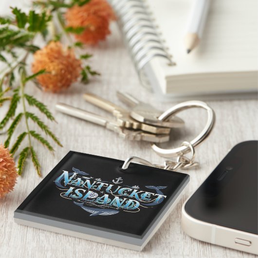 Nantucket Island Massachusetts キーホルダー (正面右)