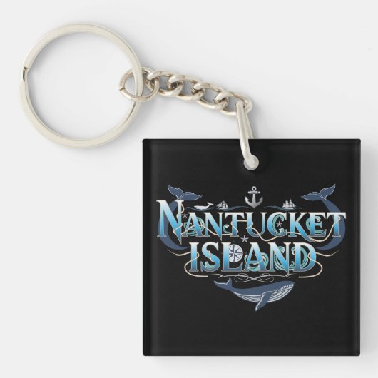 Nantucket Island Massachusetts キーホルダー (正面)