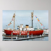 Nantucket Lightship写真 ポスター (正面)