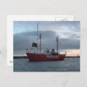 Nantucket Lightship, Edgartown Harbor Postages ポストカード (正面/裏面)