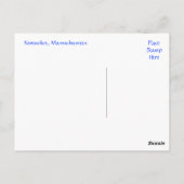 Nantucket Massachusetts, Cape Cod Post Card ポストカード (裏面)