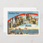 Nantucket, Massachusetts Travel ポストカード (正面/裏面)