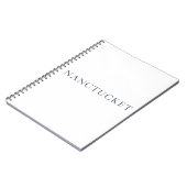 Nantucket Notebook | Preppy Coastal Journal ノートブック (左側)