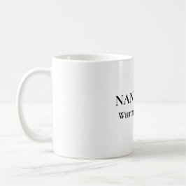 Nantucket Personalized Family Name Mug コーヒーマグカップ