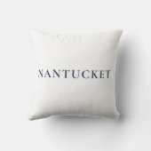 Nantucket Preppy Coastal Style クッション (裏面)