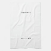 Nantucket Tea Towel | Preppy Coastal Kitchen キッチンタオル (縦)