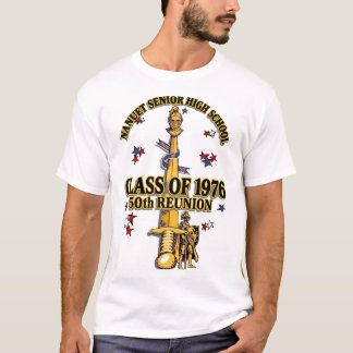 Nanuet Senior HS Knights 同窓会 ブラックゴールド Tシャツ