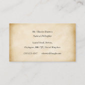 Nao-ビクトリアンMap通話カード名刺 名刺 (裏面)