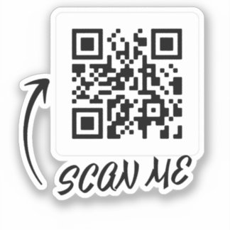 Não escaneie o qr code シール