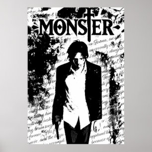 Naoki Urasawas Monster – アニメマンガ ポスター