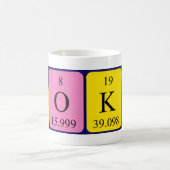 Naoko定期テーブル名mag コーヒーマグカップ (中央)