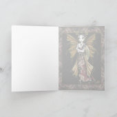 "Naomi"の東洋の妖精の芸術のドラゴンの入れ墨カード カード (内部)