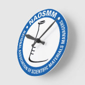 NAOSMM壁時計 ラウンド壁時計 (傾斜)