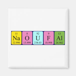Naoufal周期表名磁石 マグネット