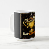 Nap Champion – Elite Sleeping Humor Pride コーヒーマグカップ (正面左)