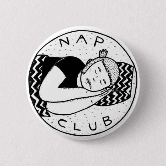 Nap club pin 缶バッジ (正面)