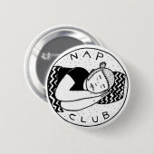 Nap club pin 缶バッジ (正面&裏面)