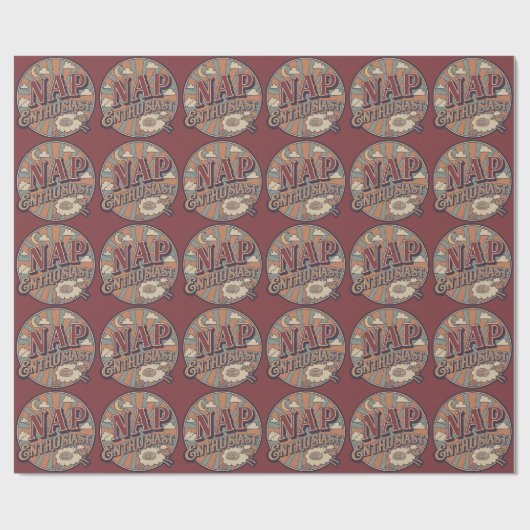 Nap Enthusiast ラッピングペーパー (フラット)