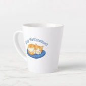 Nap Enthusiasts カフェラテマグ (左アングル)