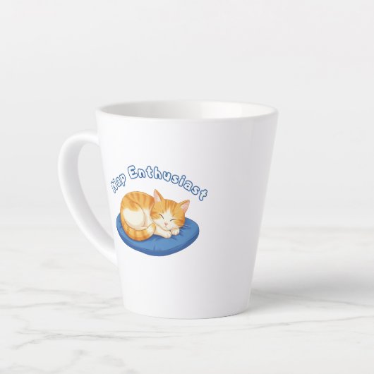 Nap Enthusiasts カフェラテマグ (左アングル)