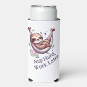 Nap Hard Sloth スリム缶クーラー (Seltzer正面)