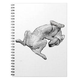 Nap Notes – Relaxed Dog Art Notebook ノートブック