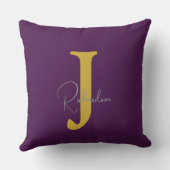 Nap Queen King Plum Gold Crown Royalty クッション (裏面)