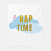 Nap Time Blanket – Relaxing Sleep Theme フリースブランケット (正面)