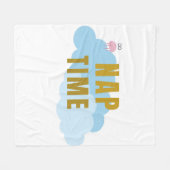 Nap Time Blanket – Relaxing Sleep Theme フリースブランケット (正面(横))
