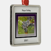 Napaのブドウ メタルオーナメント (右)