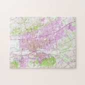 Napaカリフォルニア(1951年)のヴィンテージの地図 ジグソーパズル (横)