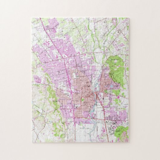 Napaカリフォルニア(1951年)のヴィンテージの地図 ジグソーパズル (縦)