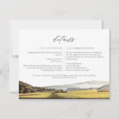 NAPA水彩スカイライン旅行詳細カード 招待状 (正面)