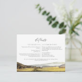 NAPA水彩スカイライン旅行詳細カード 招待状 (スタンド正面)