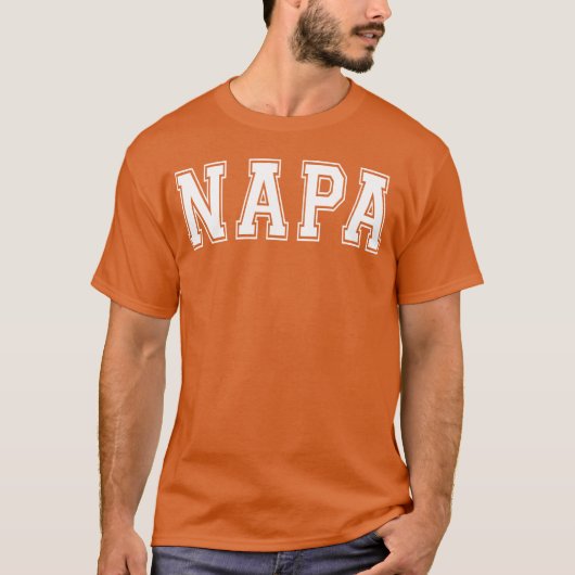 Napa Ca California Usa Sports Varsity Style family Tシャツ (正面)