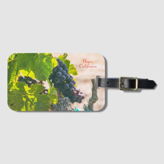 Napa Grapevine, California ラゲッジタグ (正面横)
