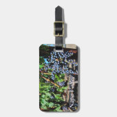 Napa Valleyのブドウ園の荷物のラベル ラゲッジタグ (正面縦)