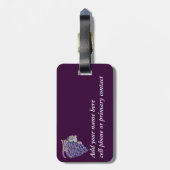 Napa Valleyのブドウ園の荷物のラベル ラゲッジタグ (裏面縦)