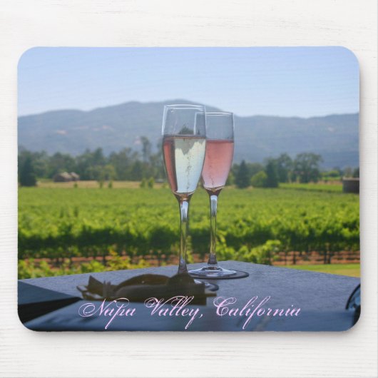 Napa Valleyのブドウ園 マウスパッド (正面)