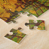 Napa Valleyのワインの里のブドウ園 ジグソーパズル (側面)