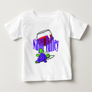 Napa Valleyのワイン ベビーTシャツ
