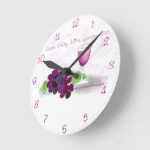 Napa Valleyの時計 ラウンド壁時計 (傾斜)