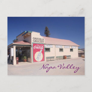 Napa Valleyの食料雑貨 ポストカード