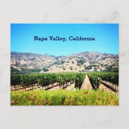 Napa Valley、カリフォルニアの郵便はがき ポストカード