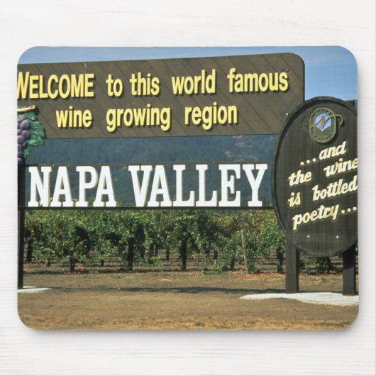 Napa Valley、カリフォルニア、米国 マウスパッド (正面)