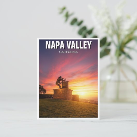 Napa Valley California ポストカード (スタンド正面)