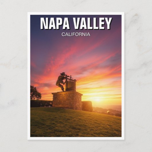 Napa Valley California ポストカード (正面)