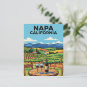Napa Valley California ポストカード (スタンド正面)